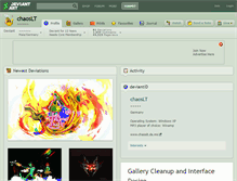 Tablet Screenshot of chaoslt.deviantart.com