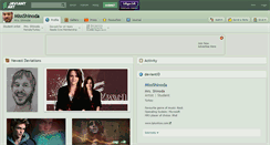 Desktop Screenshot of missshinoda.deviantart.com
