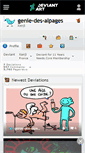 Mobile Screenshot of genie-des-alpages.deviantart.com