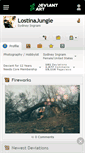 Mobile Screenshot of lostinajungle.deviantart.com
