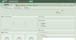Desktop Screenshot of mackaie.deviantart.com