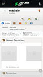 Mobile Screenshot of mackaie.deviantart.com