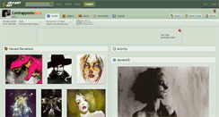 Desktop Screenshot of contrapposto.deviantart.com
