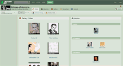 Desktop Screenshot of princes-of-horror.deviantart.com