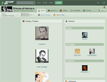 Tablet Screenshot of princes-of-horror.deviantart.com