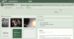 Desktop Screenshot of i-love-umbrellas.deviantart.com