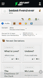 Mobile Screenshot of bestest-fwend-ever.deviantart.com