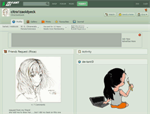 Tablet Screenshot of citra1zaoldyeck.deviantart.com