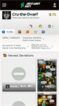 Mobile Screenshot of cru-the-dwarf.deviantart.com