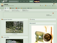 Tablet Screenshot of lokinst.deviantart.com
