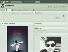Tablet Screenshot of jswoodhams.deviantart.com