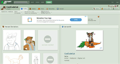 Desktop Screenshot of coolcodecat.deviantart.com