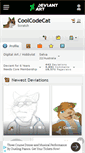 Mobile Screenshot of coolcodecat.deviantart.com