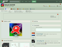 Tablet Screenshot of natsuki-maihime.deviantart.com