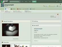 Tablet Screenshot of amayavampier.deviantart.com