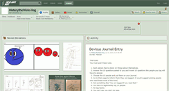 Desktop Screenshot of misterythewere-hog.deviantart.com