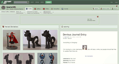 Desktop Screenshot of gearsmith.deviantart.com
