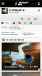 Mobile Screenshot of evilpaladin11.deviantart.com