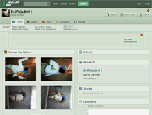 Tablet Screenshot of evilpaladin11.deviantart.com