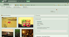 Desktop Screenshot of gedubrak.deviantart.com
