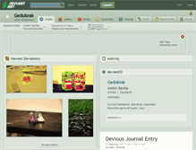 Tablet Screenshot of gedubrak.deviantart.com