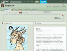 Tablet Screenshot of animationfan.deviantart.com