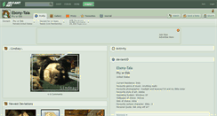 Desktop Screenshot of ebony-tala.deviantart.com