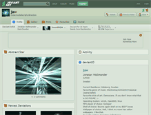 Tablet Screenshot of jaw.deviantart.com