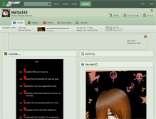 Tablet Screenshot of marija343.deviantart.com