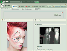 Tablet Screenshot of la-etoile.deviantart.com