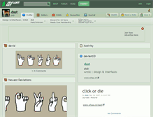 Tablet Screenshot of dast.deviantart.com