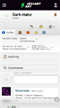 Mobile Screenshot of dark-make.deviantart.com