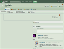 Tablet Screenshot of dark-make.deviantart.com