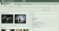 Desktop Screenshot of light-feather.deviantart.com