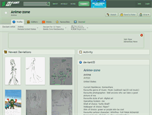 Tablet Screenshot of anime-zone.deviantart.com