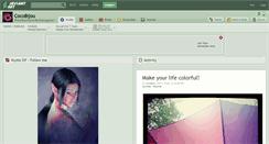 Desktop Screenshot of cocobijou.deviantart.com