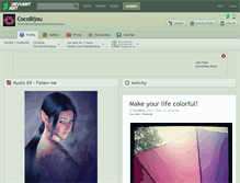 Tablet Screenshot of cocobijou.deviantart.com