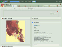 Tablet Screenshot of exoticart.deviantart.com