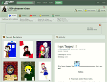 Tablet Screenshot of chibi-dreamer-chan.deviantart.com