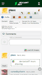 Mobile Screenshot of plaxx.deviantart.com
