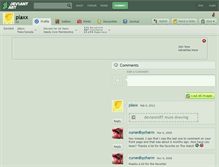 Tablet Screenshot of plaxx.deviantart.com