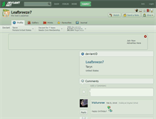 Tablet Screenshot of leafbreeze7.deviantart.com