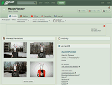 Tablet Screenshot of maximpioneer.deviantart.com