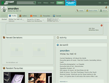 Tablet Screenshot of amordien.deviantart.com