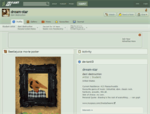 Tablet Screenshot of dream-star.deviantart.com