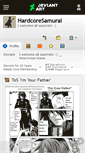Mobile Screenshot of hardcoresamurai.deviantart.com