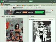 Tablet Screenshot of coltnoble.deviantart.com