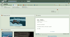 Desktop Screenshot of jesspot.deviantart.com