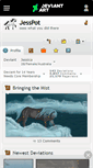 Mobile Screenshot of jesspot.deviantart.com