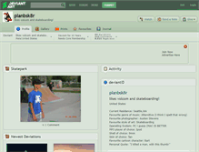 Tablet Screenshot of planbsk8r.deviantart.com